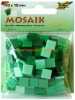 Mozaika - zelený mix 10x10