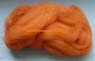 Ovčí vlna - barvená - oranžová