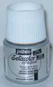 Setacolor Opaque - 60 stříbrná metalická