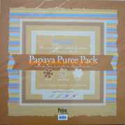 Jednobarevné papíry pro scrapbook - Papaya Puree