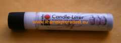 Candle liner - stříbrný